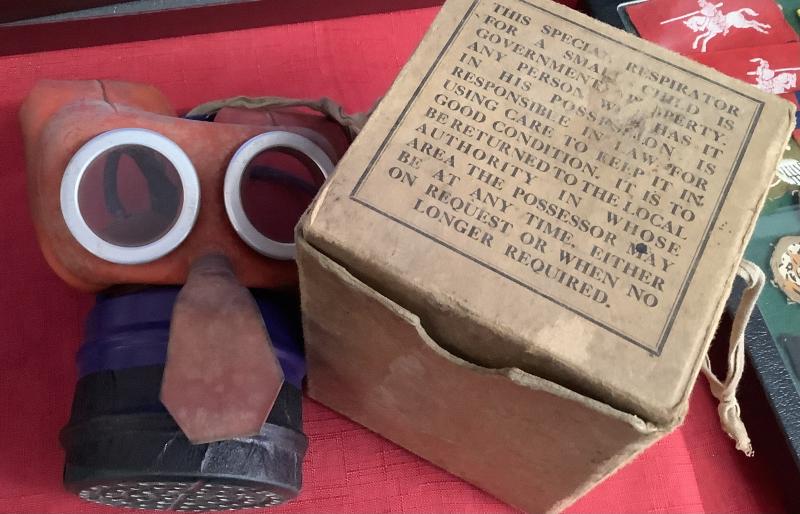 WWII CHILDS GAS MASK