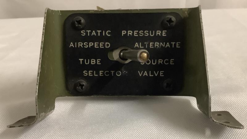 WWII USAAF/USN PITOT SELECTOR VALVE