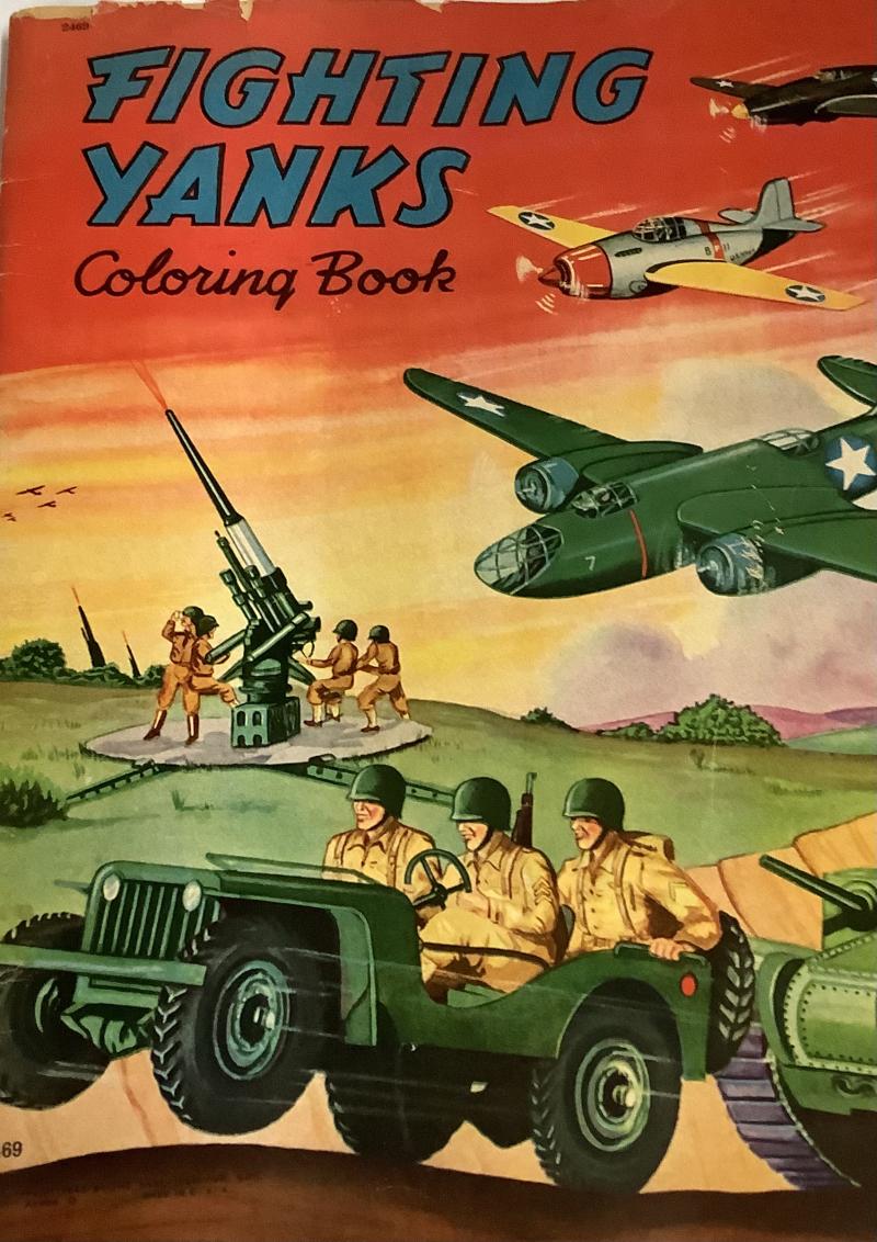 WWII YANK COLOURING BOOK