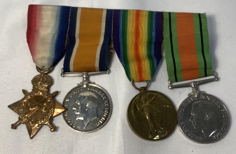 WWI AND WWII MEDAL GROUP SUFFOLK REG