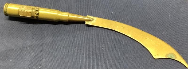 WWI  TRENCH ART LETTER OPENER