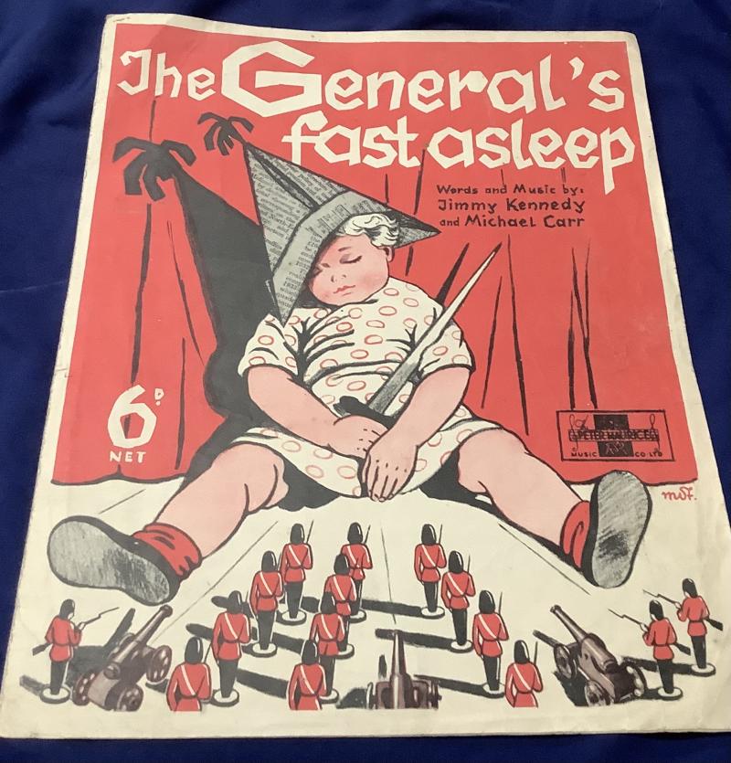 WARTIME SHEET MUSIC THE GENERALS DAUGHTER