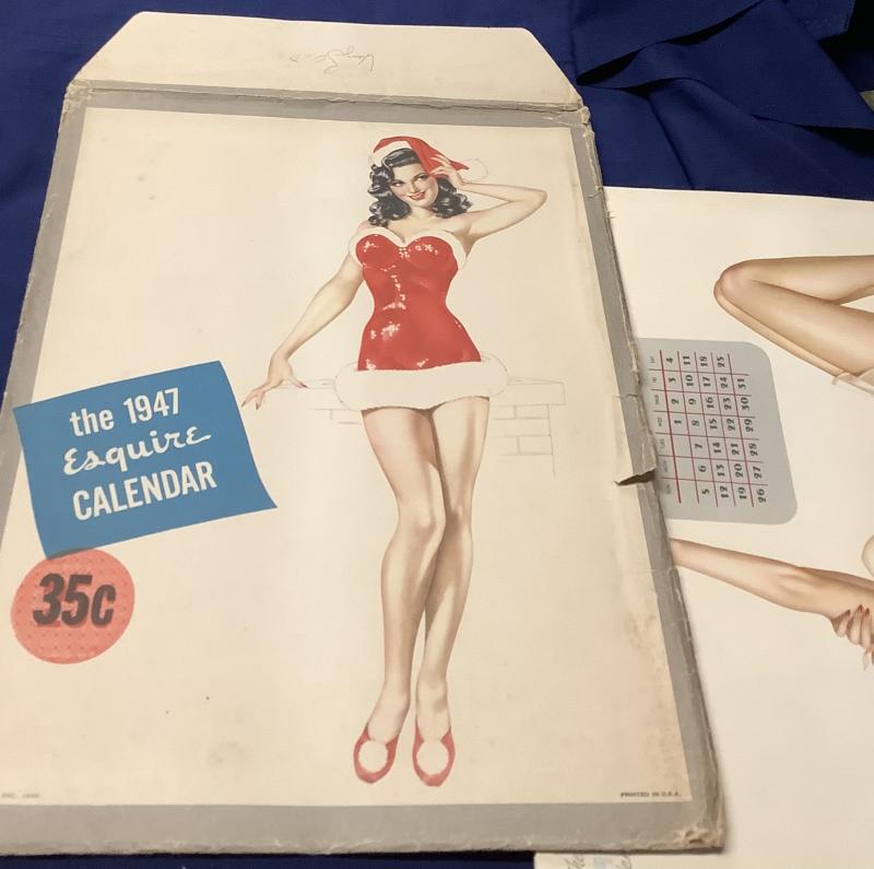 1947 VAGA GIRLS CALENDAR COMPLETE