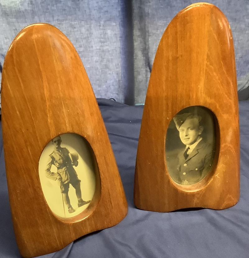 WWII PAIR Of FRAMES