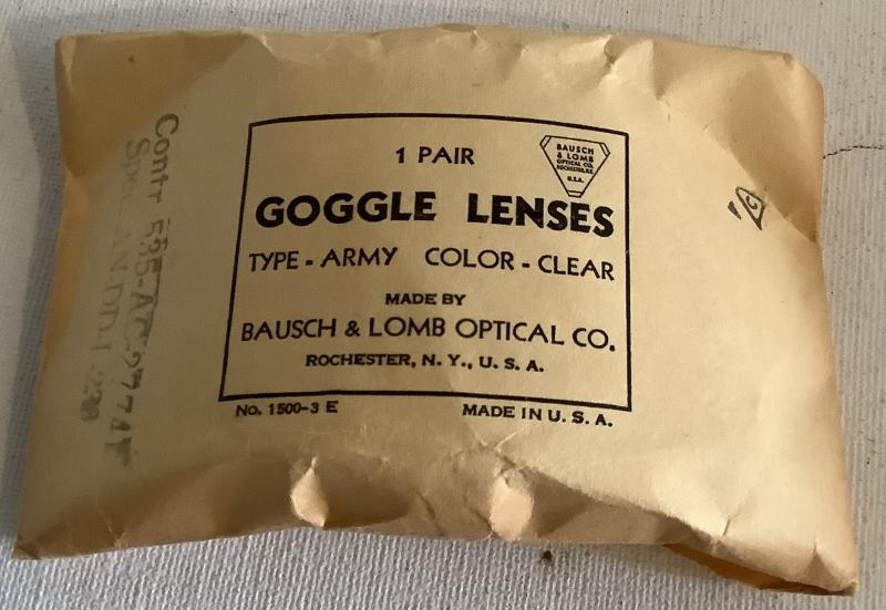 WWII USAAF  GOGGLE LENSES  SPARES