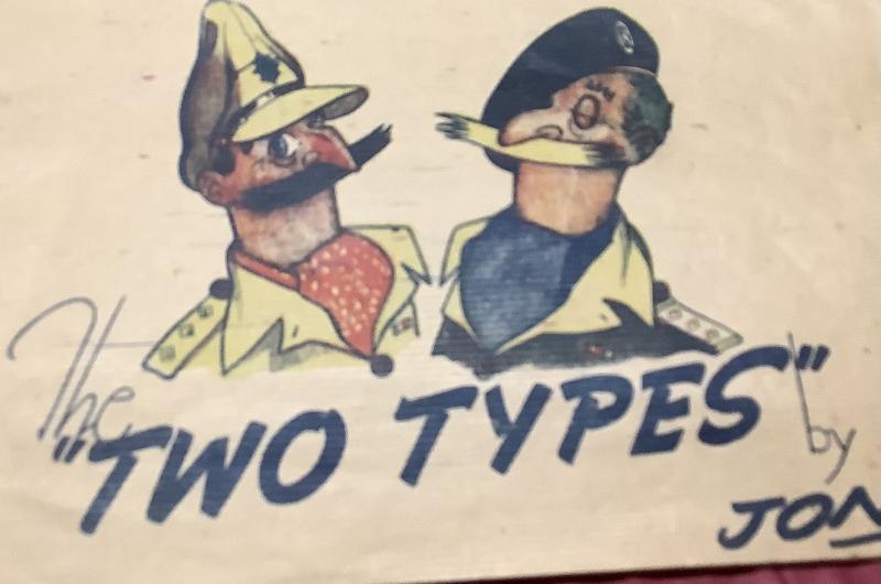 WWII BOOKLET ‘TWO TYPES’ by JON