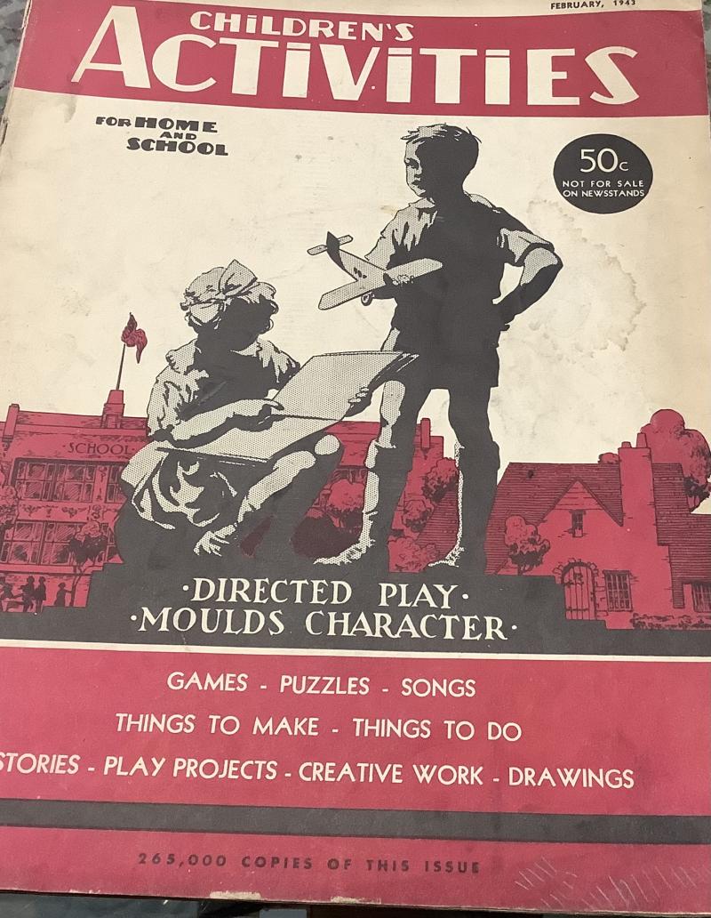 WWII CHILDREN’S ACTIVITIES BOOK