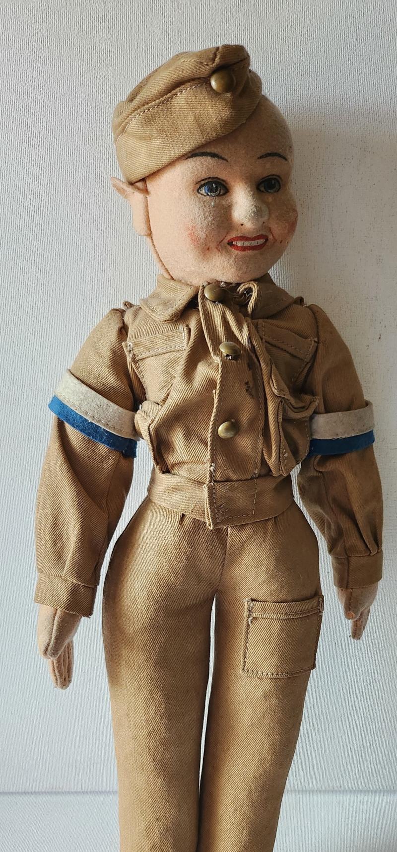 WWII ROYAL SIGNAL'S SOLDIER DOLL BY  'MERRYTHOUGHT'