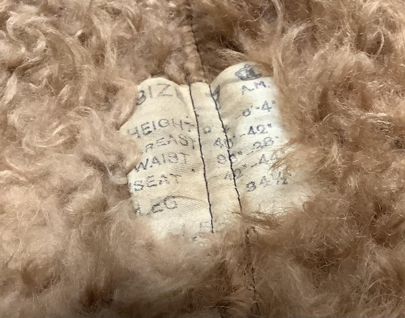 WWII USAAF IRVIN JACKET ORIGINAL 44 CHEST