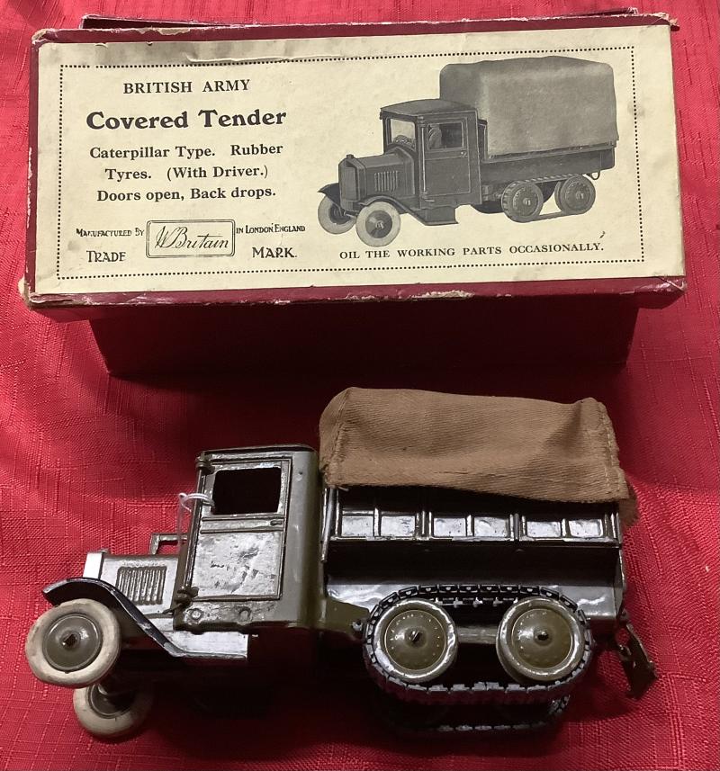 PRE - WAR EARLY BRITAINS BOXED LORRY