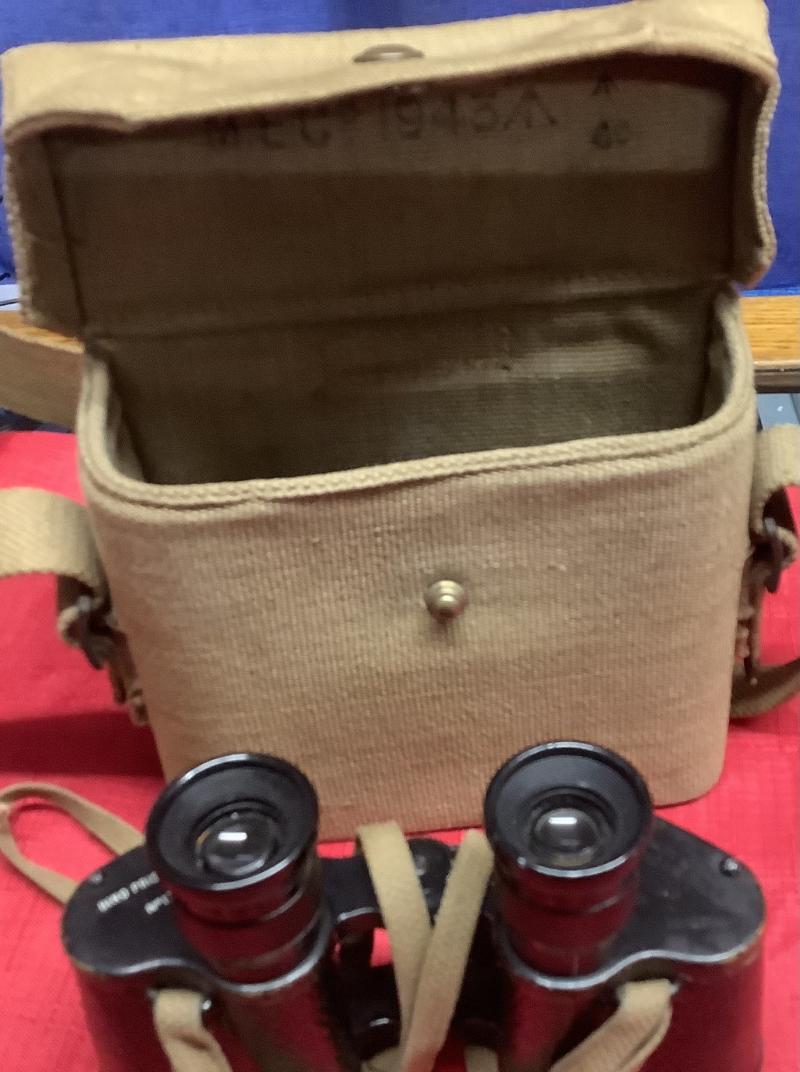 WWII BRITISH ARMY BINOCULARS