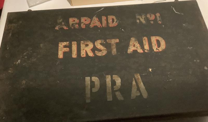 WWII ARP AID FIRST AID TIN No 1