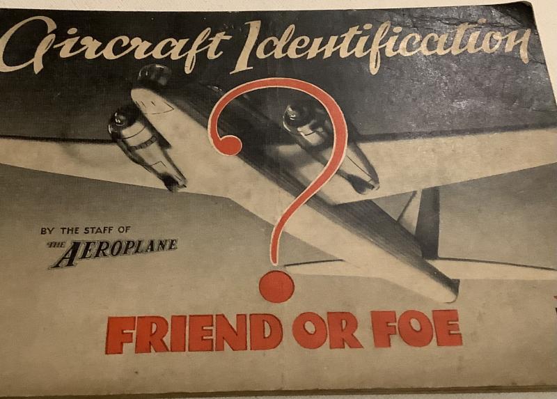 WWII AIRCRAFT RECOGNITION BOOKLET