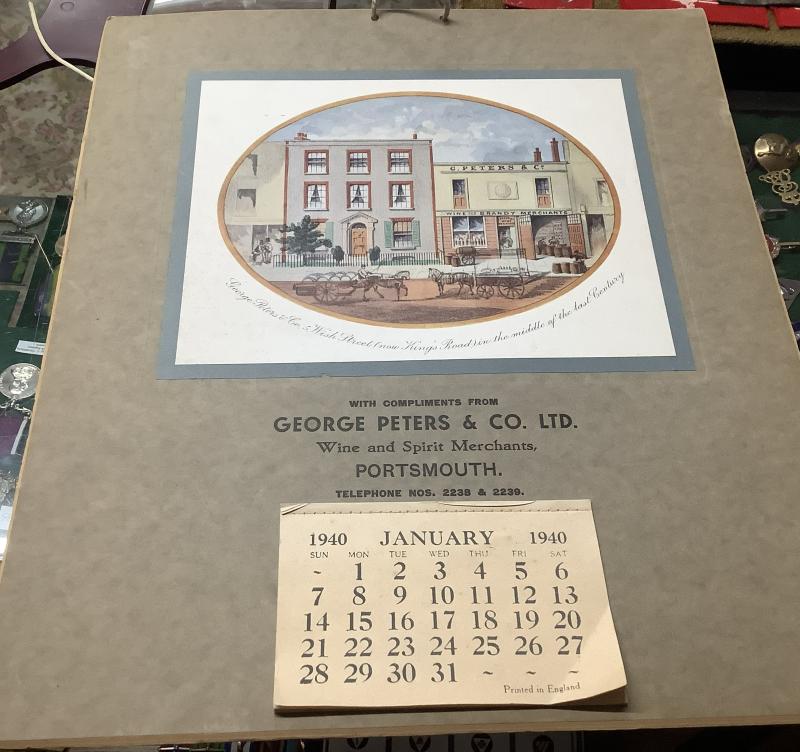WWII ENGLISH CALENDAR