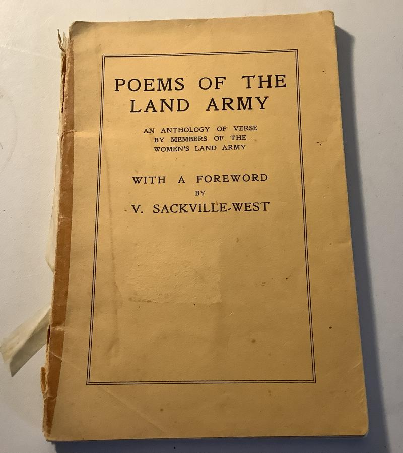 WWII LAND ARMY BOOK OF POEMS