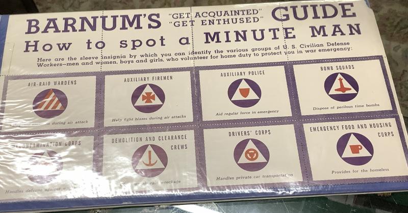 WWII US  CIVIL DEFENSE INSIGNIA