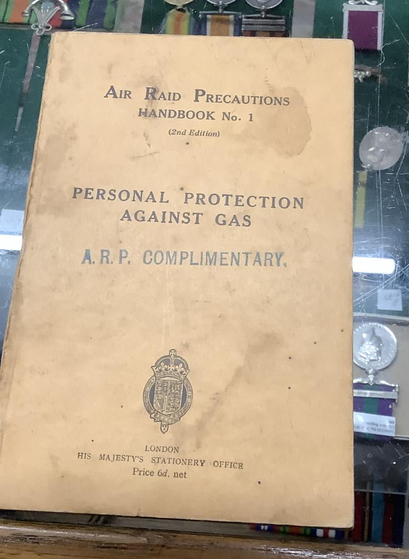 WWII  AIR RAID PRECAUTIONS HANDBOOK