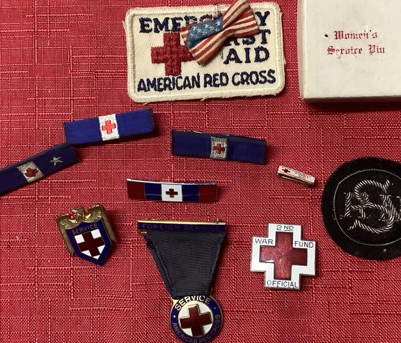 AMERICAN RED CROSS SERVICE BADGE COLLECTION