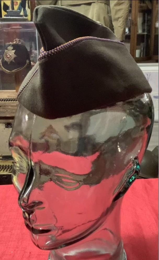 WWII USAAF OFFICERS PIPED OVERSEAS CAP