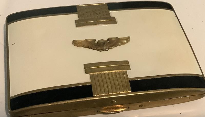 US ARMY AIR CORPS LADIES POWDER COMPACT