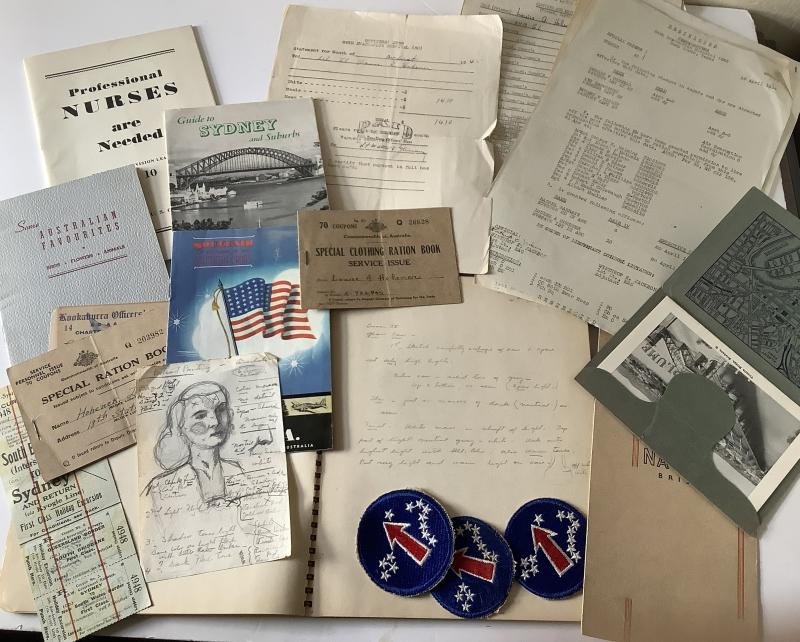 WWII US ARMY NURSES GROUPING