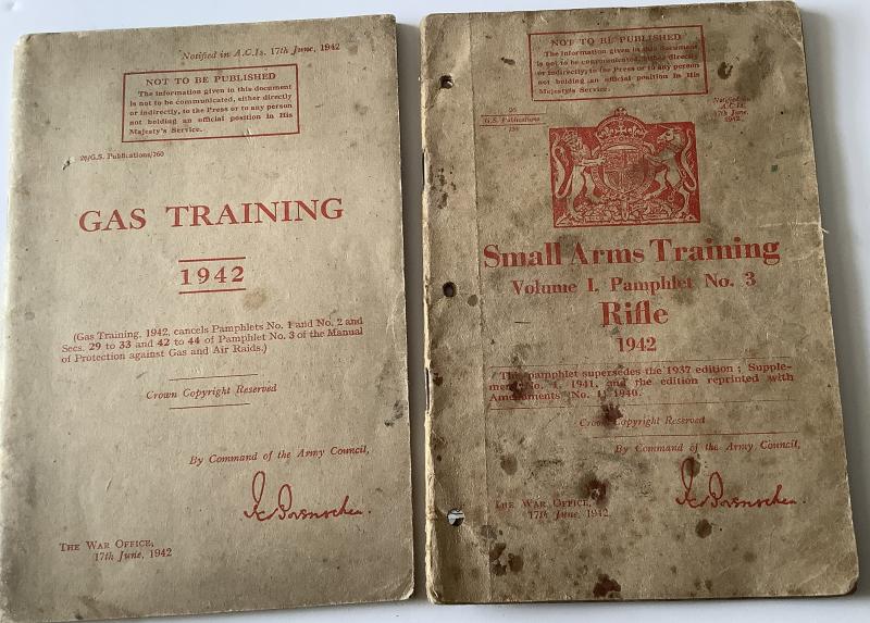 WWII GAS TRAINING MANUAL