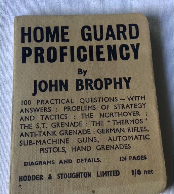 WWII HOME GUARD PROFICIENCY BOOKLET
