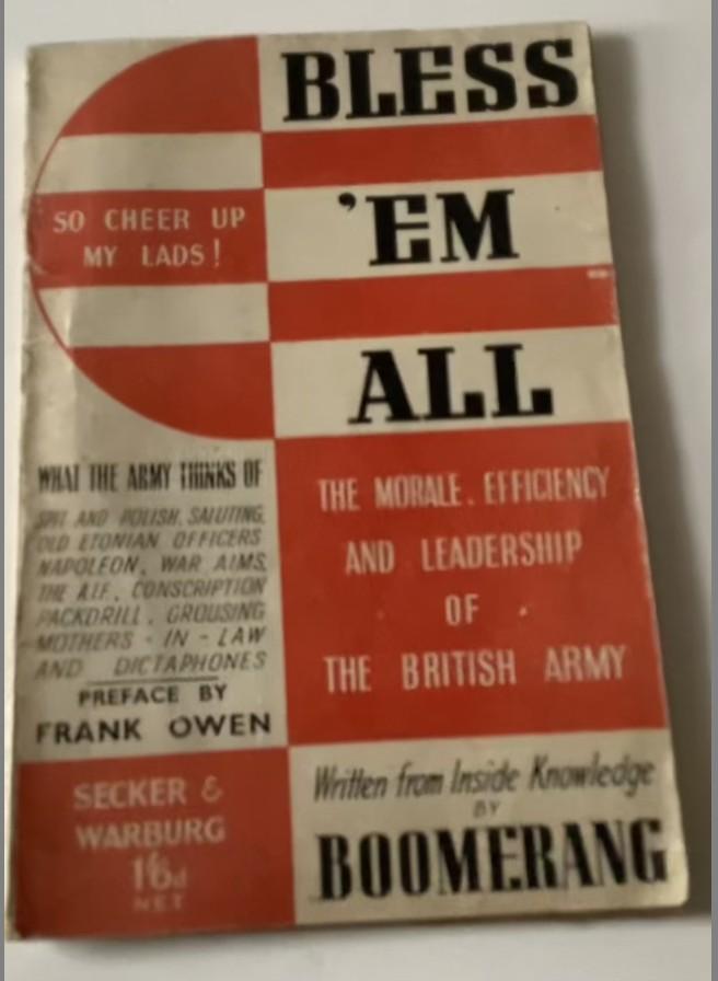 WARTIME BOOKLET  'BLESS EM ALL'