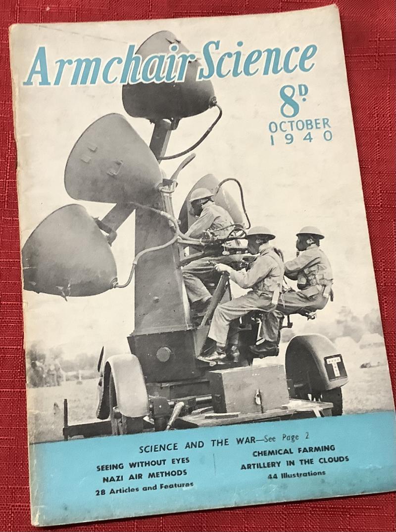 WWII ARMCHAIR SCIENCE BOOKLET