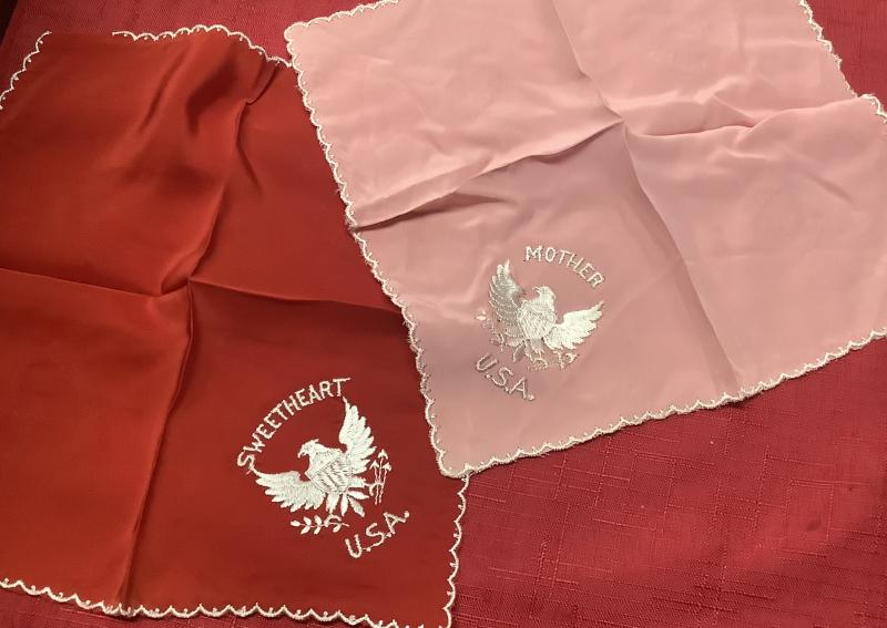 WWII USA SWEETHEART HANKIES