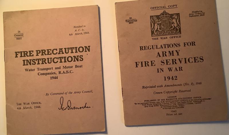WWII FIRE PRECAUTIONS BOOKLETS