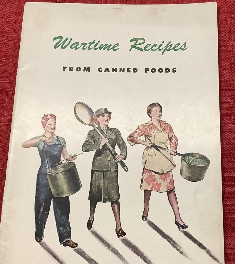 WARTIME AMERICAN RECIPE BOOKLET