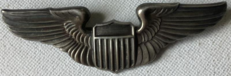 WWII USAAF PAIR PILOTS WINGS