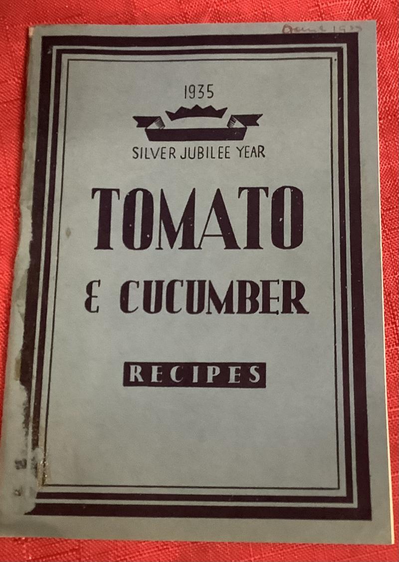 TOMATO & CUCUMBER RECIPE BOOKLET
