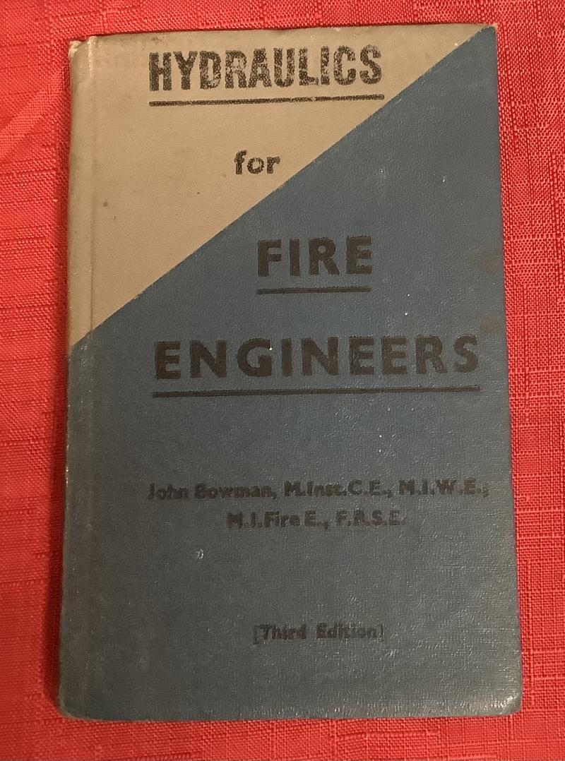 HYDRAULICS FOR FIRE ENGINEERS BOOK